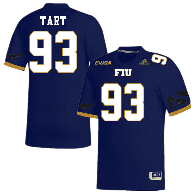 #93 Teair Tart FIU Jersey,Florida International University Panthers Football Jersey-Navy